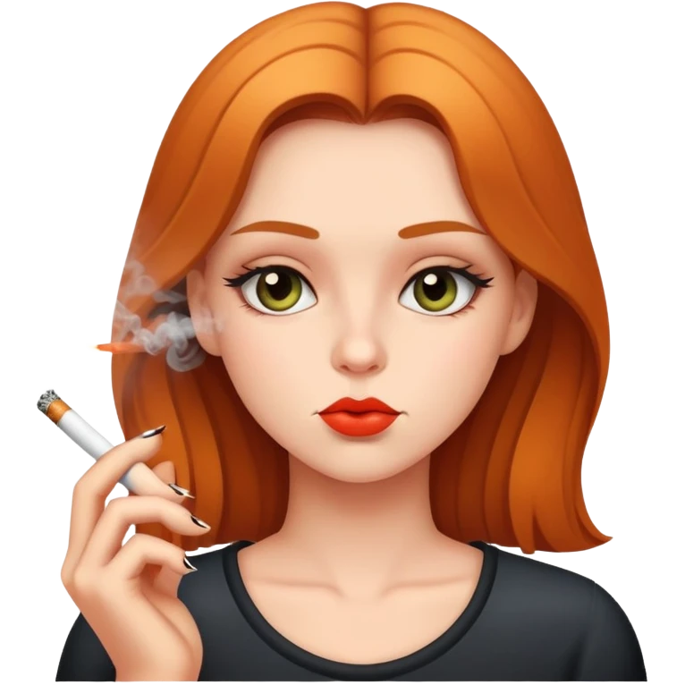 girl smoking emoji