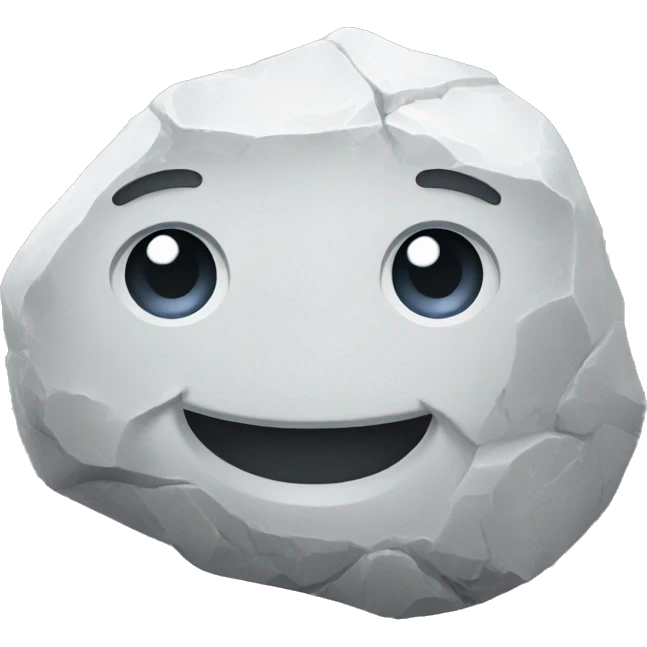 white stone emoji