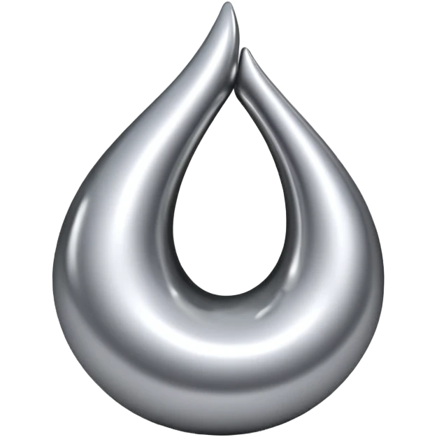 abstract parted forms, liquid silver chrome, sensual tension, erotic minimalism emoji