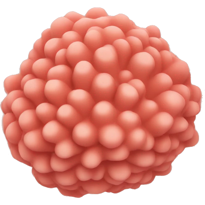 Coral color emoji