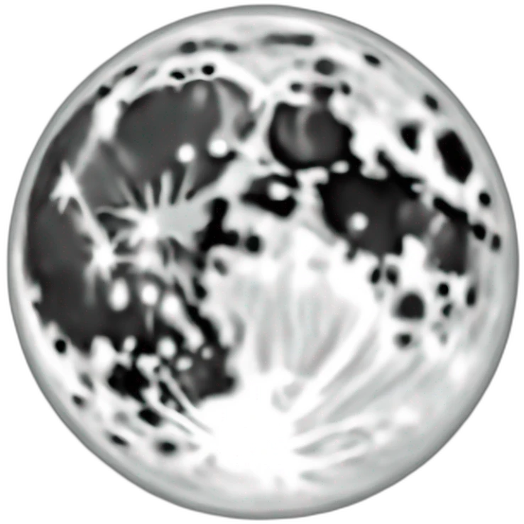 emoji ios full moon emoji