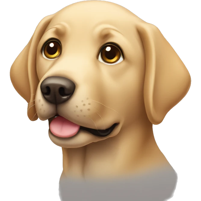 cute labrador emoji