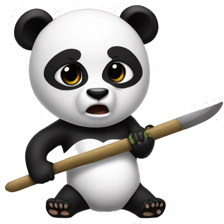 Killer panda  emoji