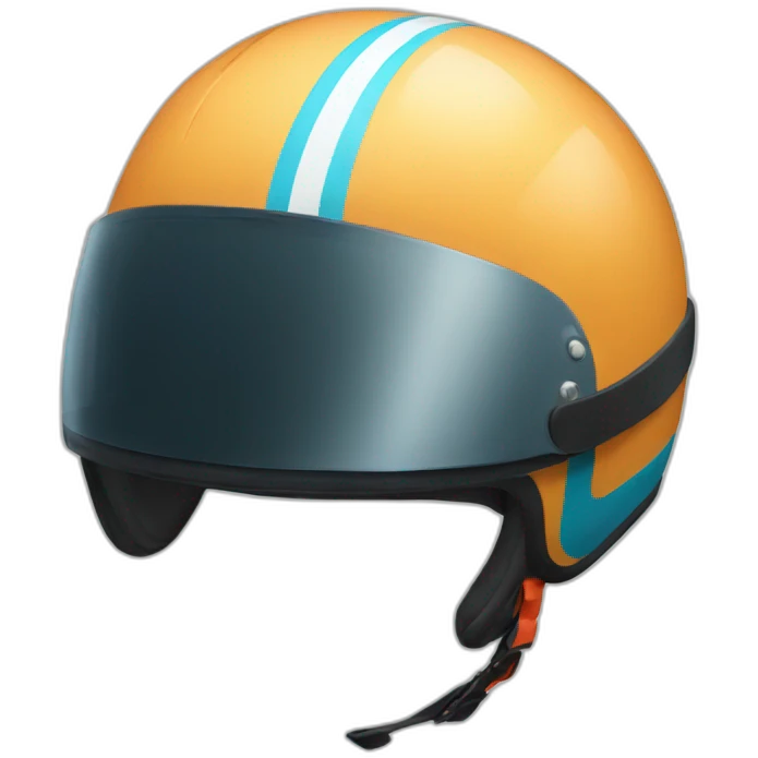 Racing helmet emoji