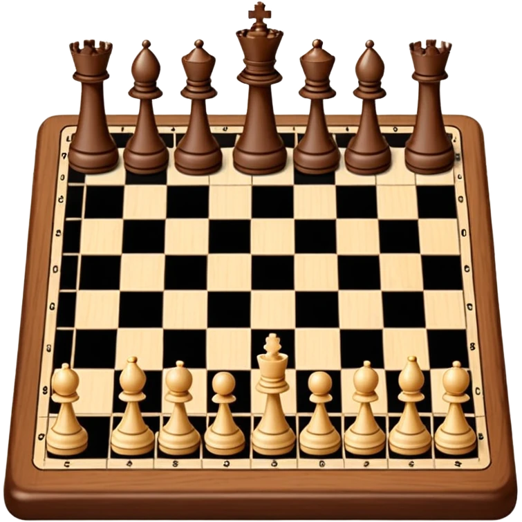 a board of chess emoji