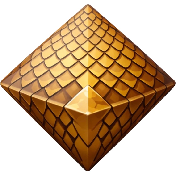 diamond shape filled with snake skin print emoji