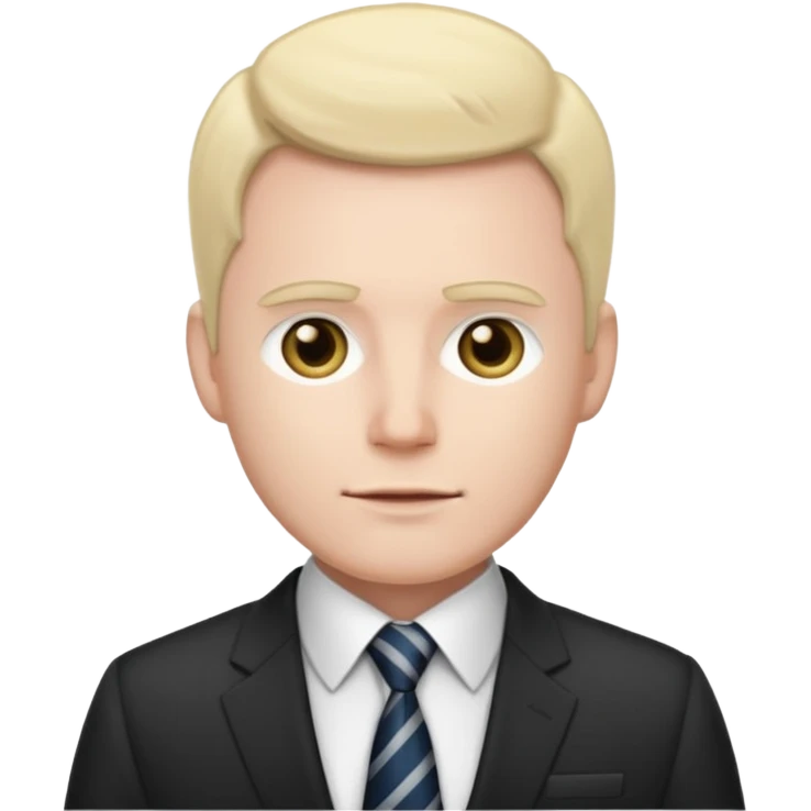 a white man, works in an office emoji
