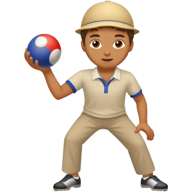 Joueur pétanque emoji