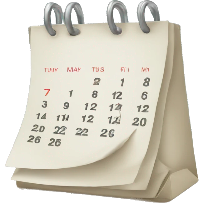 May 16th calendar emoji