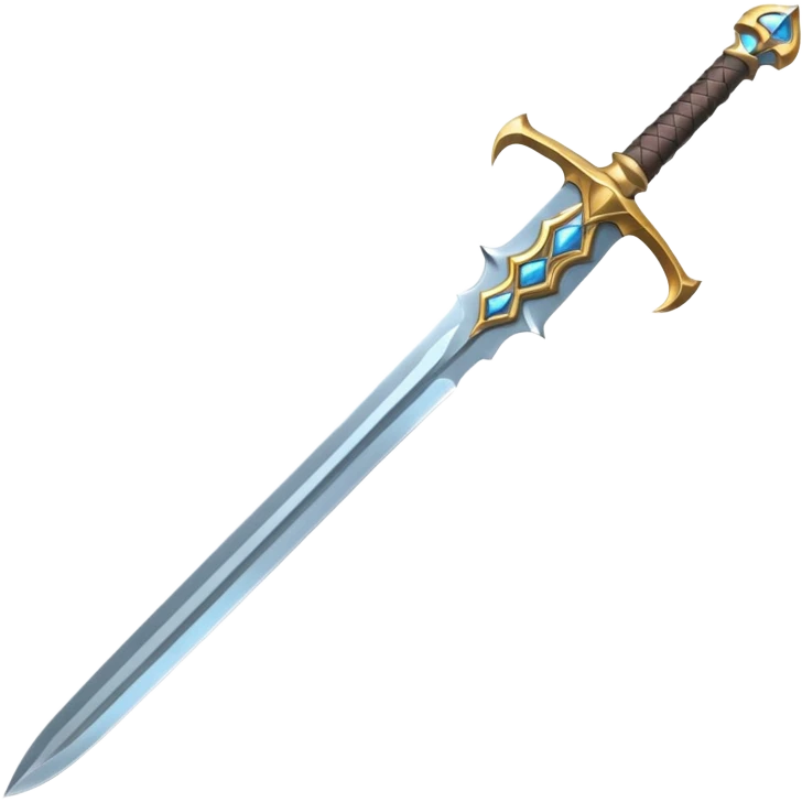 fantasy steel greatsword with detailed hilt emoji