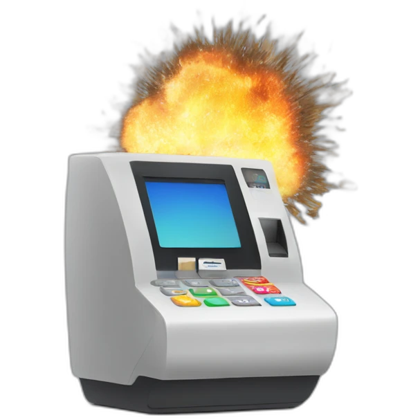 zeller eftpos exploding emoji