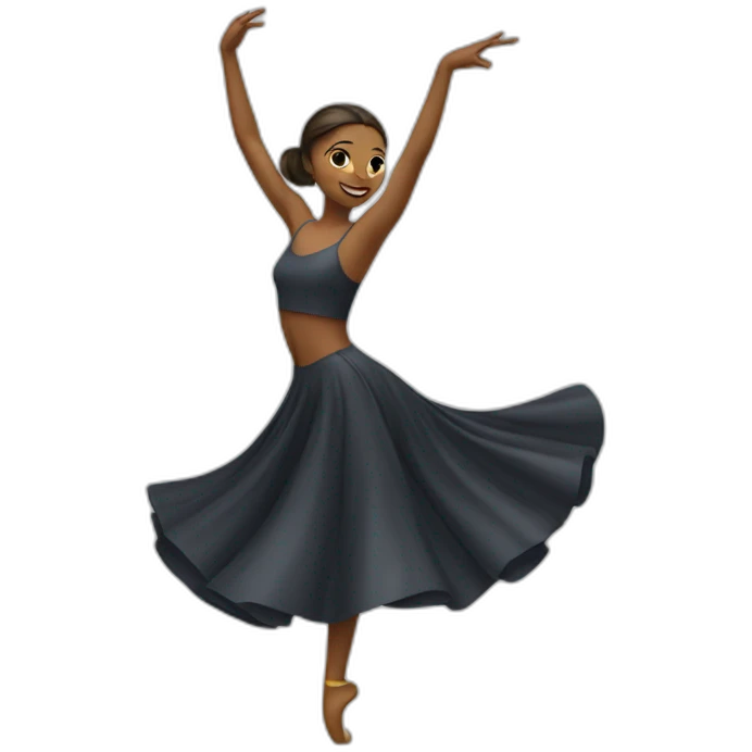 Danseuse poll dance emoji