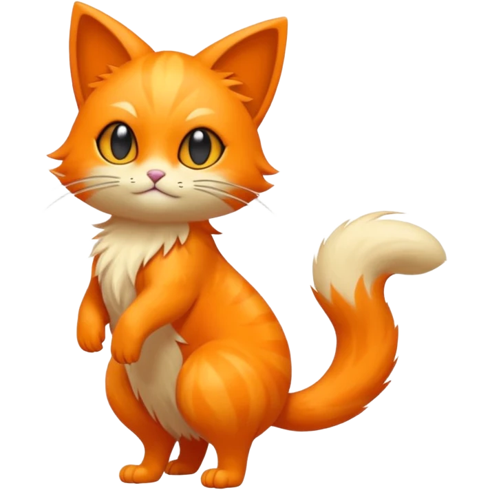 Glameow-Fakémon-hybrid-creature (full body)  emoji