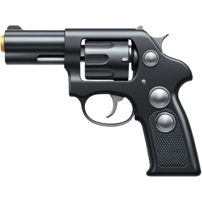   Un emoji con una nueve milímetro que sea realista emoji