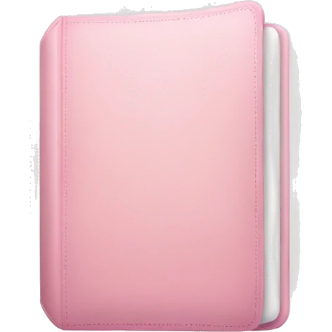 Light pink Kindle reading emoji