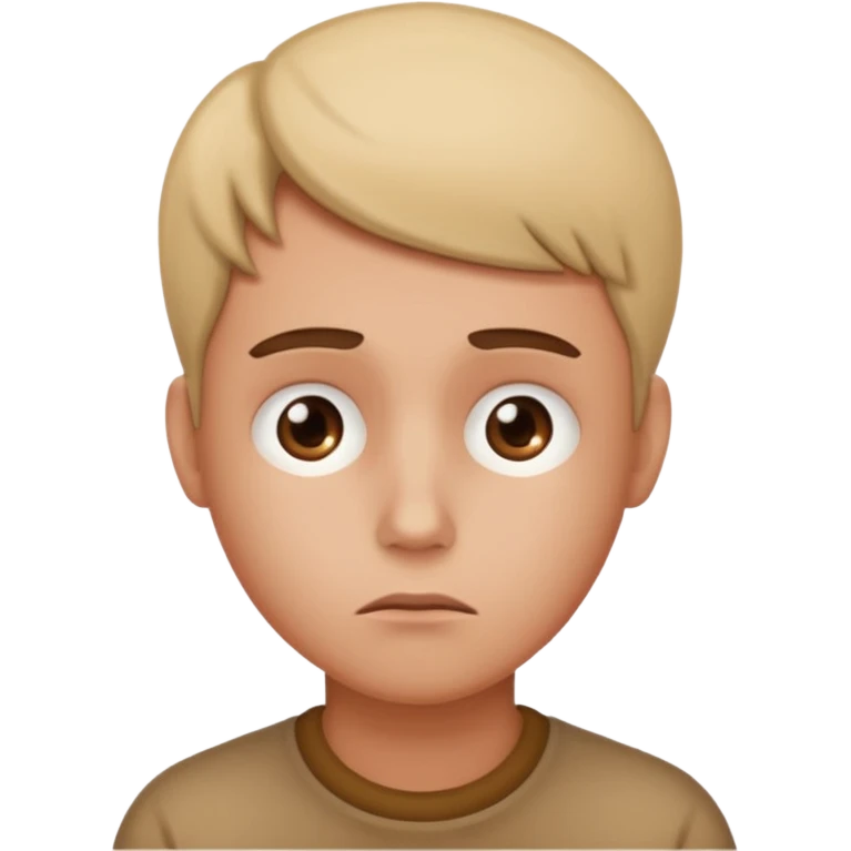 person lost in foggy mind. emoji