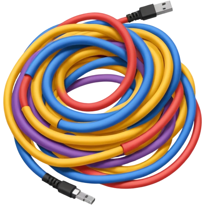 Tangled Cables emoji