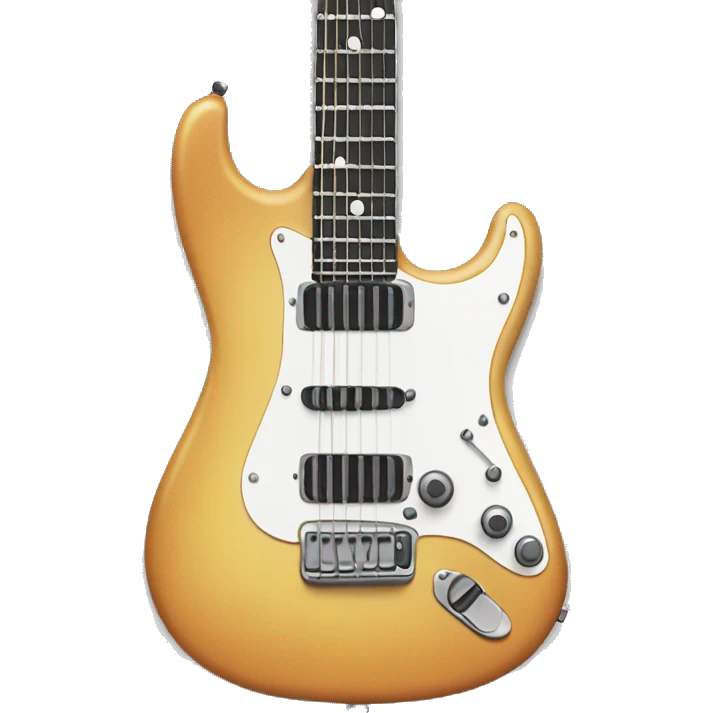 Electric guitar emoji