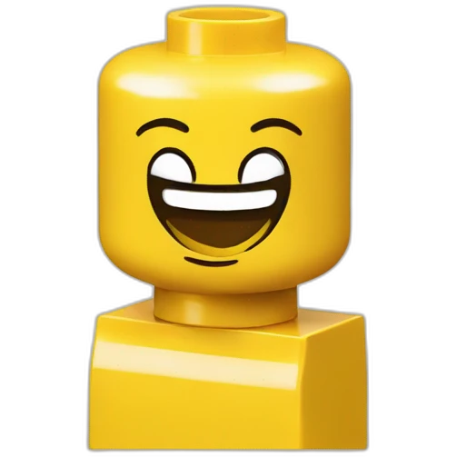 Lego smiling face emoji