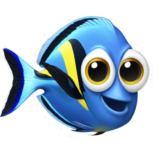 Powder blue tang emoji