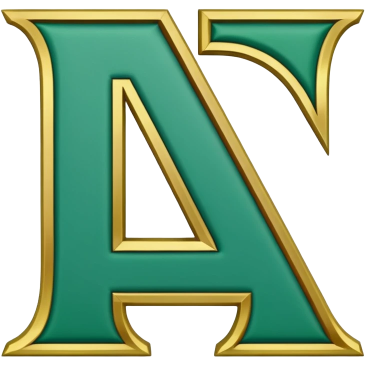 Delta gamma green letter with patch work emoji