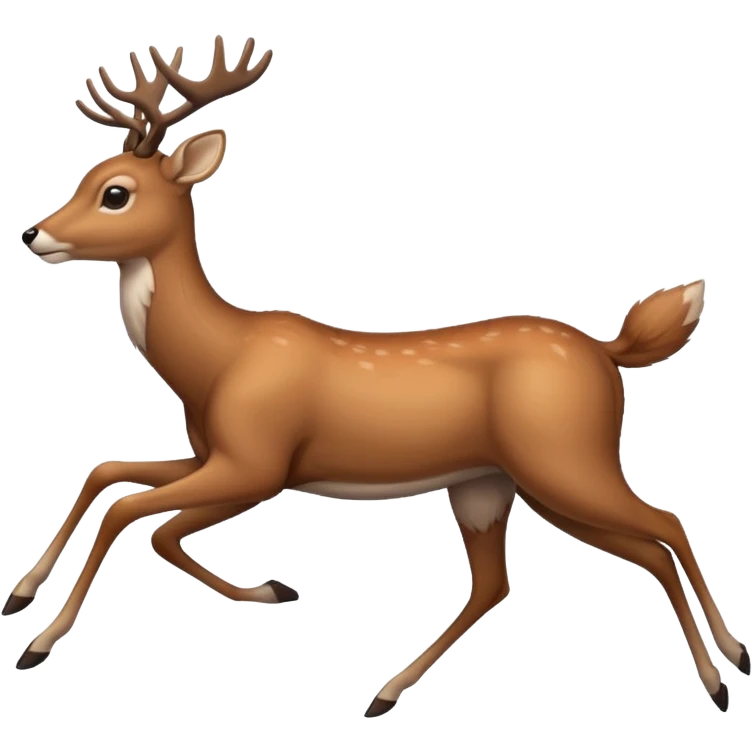 deer running emoji
