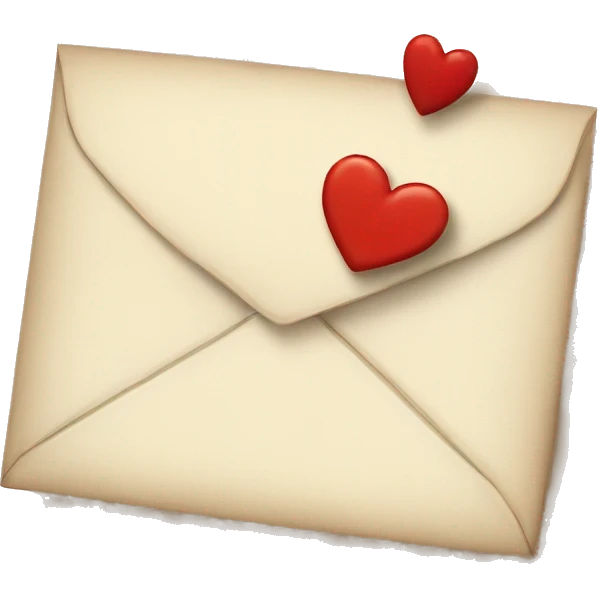 Love letter emoji