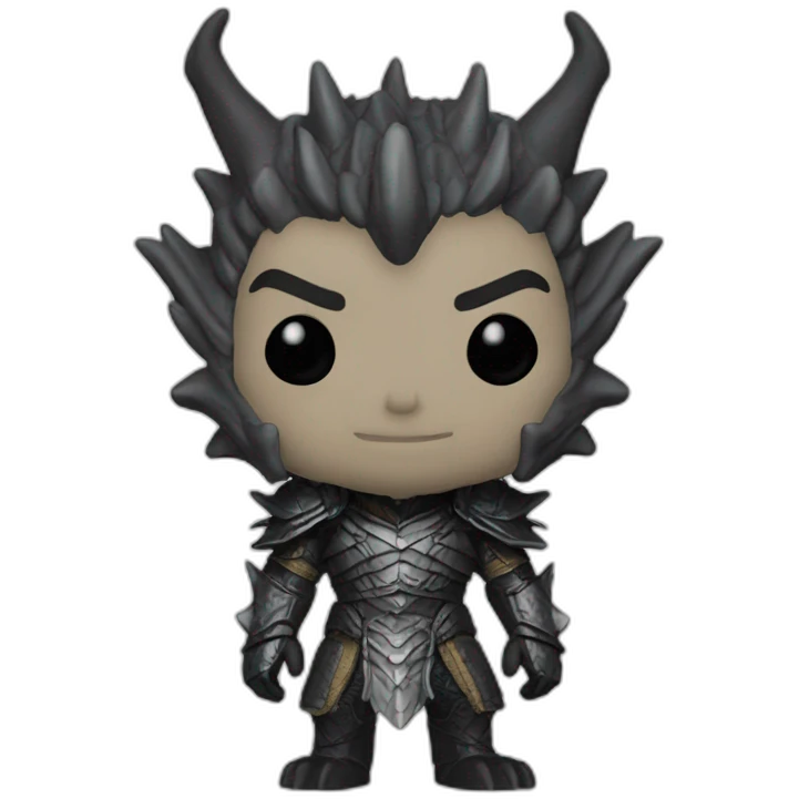 Funko pop Alduin the dragon emoji