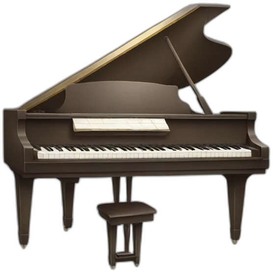 Ray playing a piano  emoji