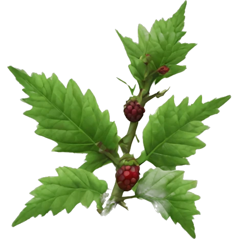 blackberry thorns emoji