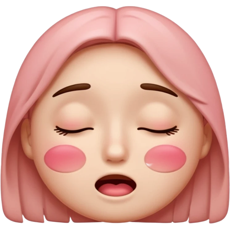 normal blushing emoji closing eyes in embarrassment emoji