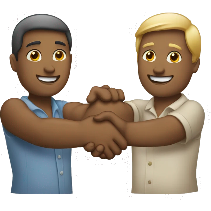 3 way handshake emoji