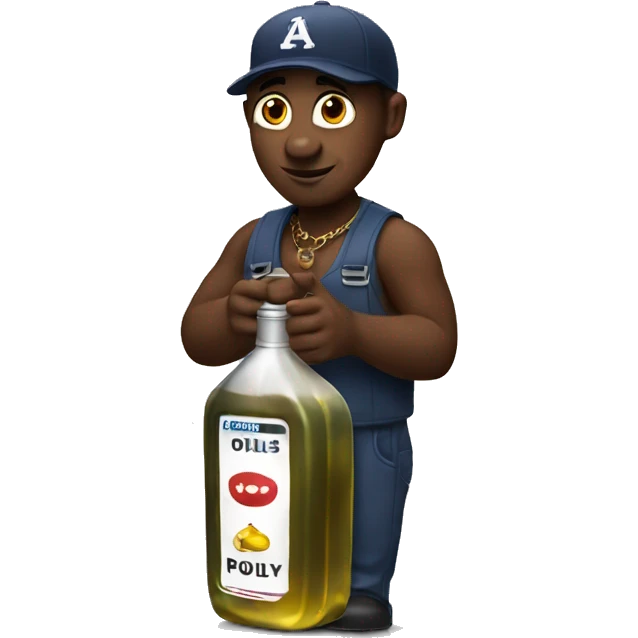 Pdiddy holding oil emoji