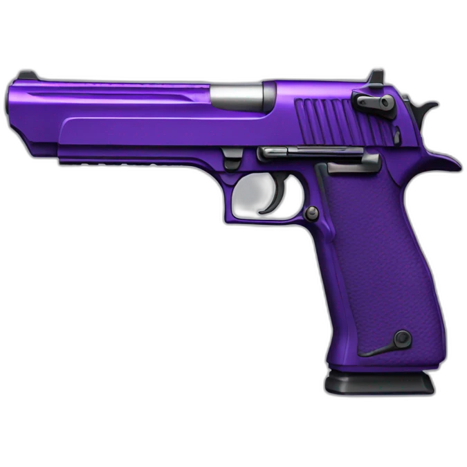 Desert eagle anime roxo emoji