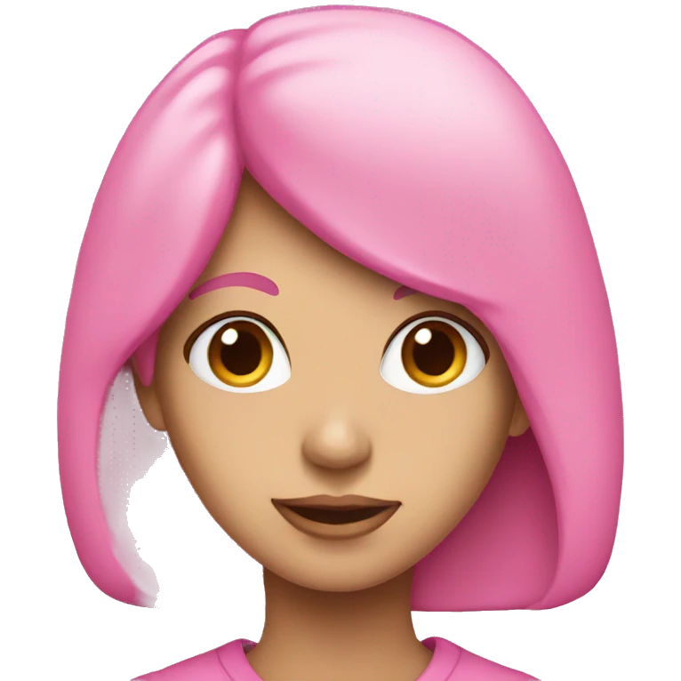 Pink emoji
