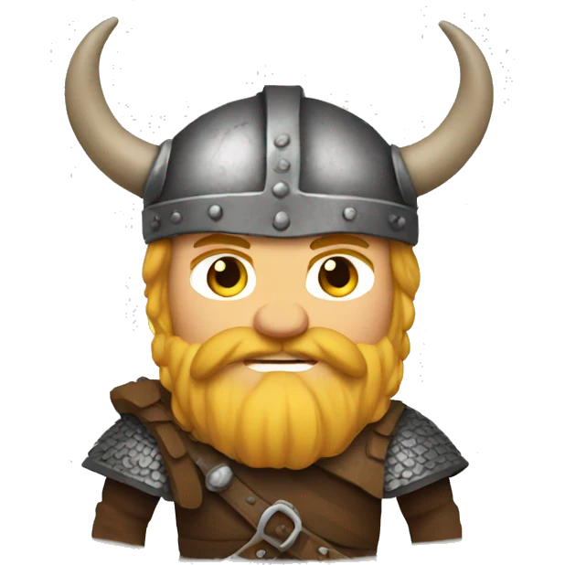 viking without helmet emoji