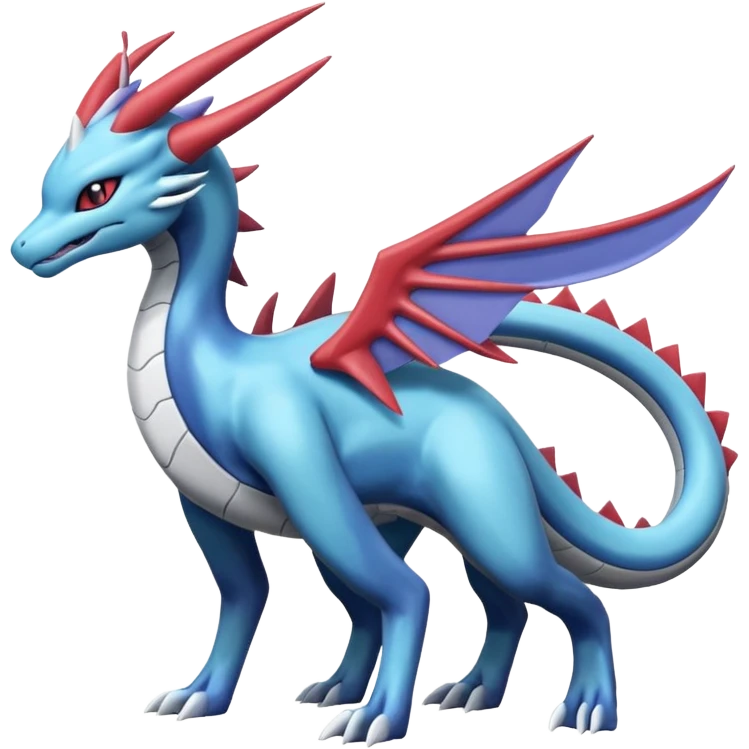 Amaura-Suicune-Salamence-Dialga-Fakémon-hybrid-creature (full body)  emoji