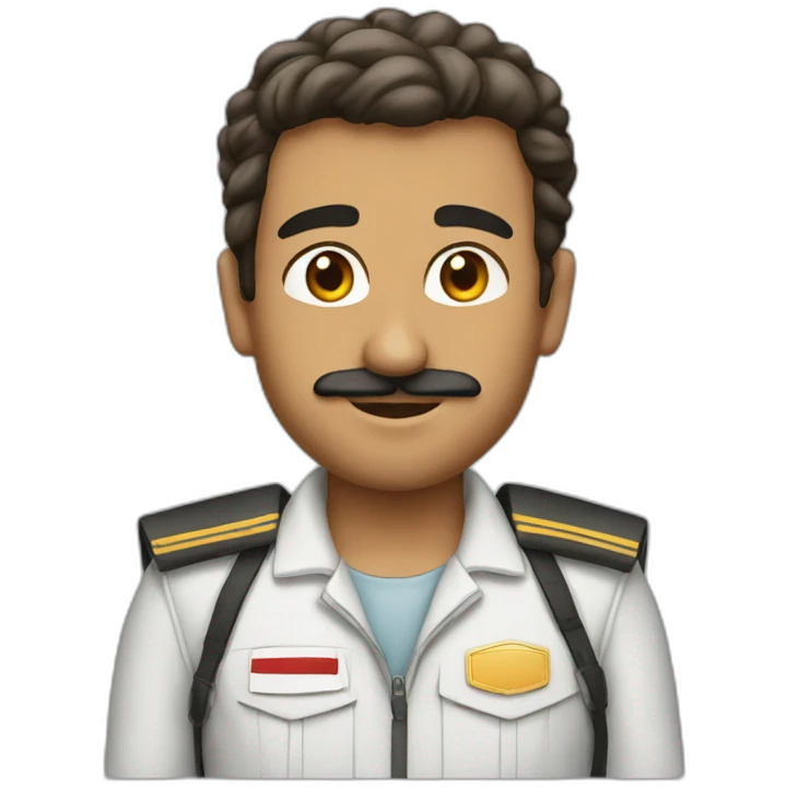 Pilote arabe emoji