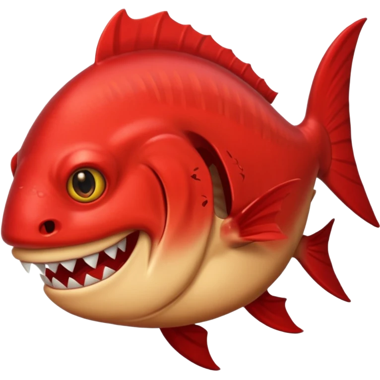 emoji red piranhas emoji