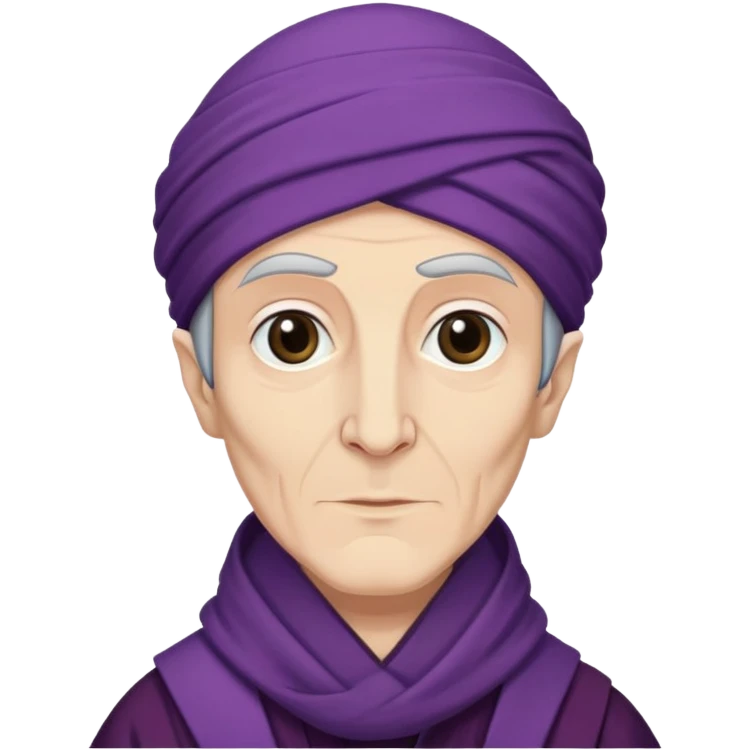 Quirinus Quirrell from harry potter with big Head scarf emoji