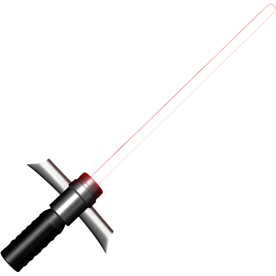 red light blade from star wars emoji
