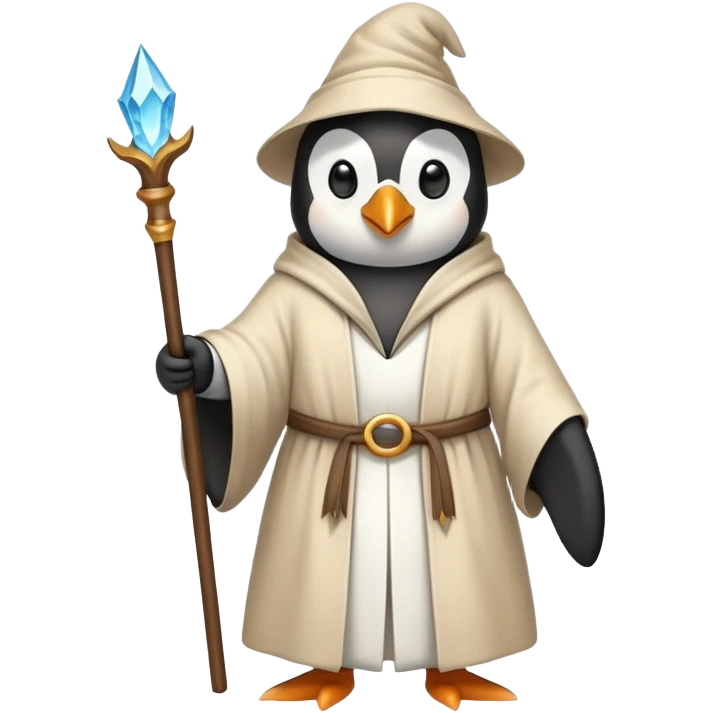 Penguin Wizard emoji