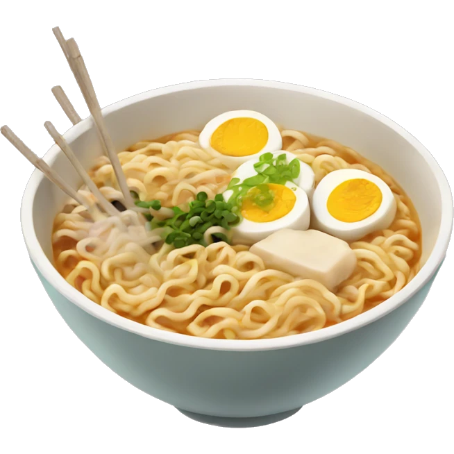a bowl of ramen emoji