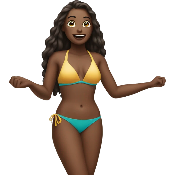 woman in bikini  emoji
