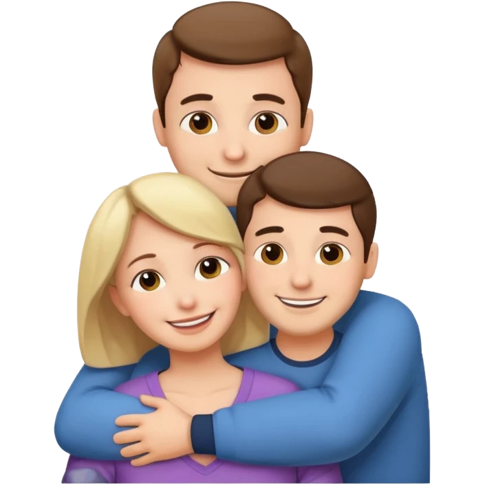 abrazar a mi papa mama emoji