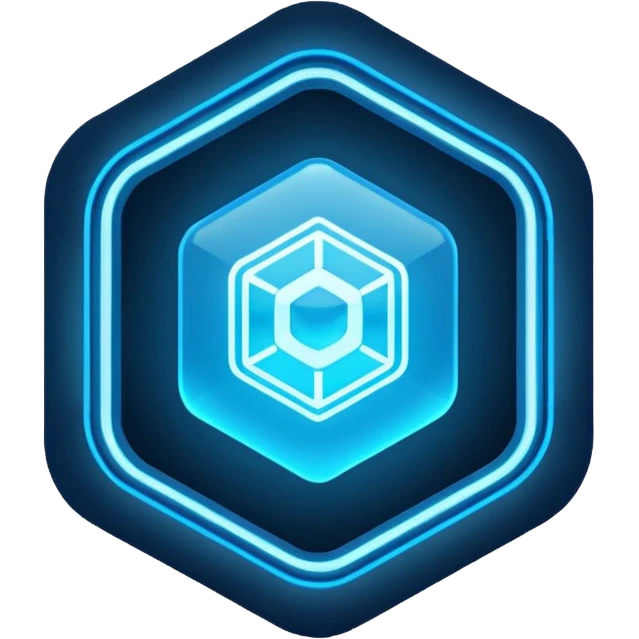 neon cyberpunk-themed icon representing personal agency emoji