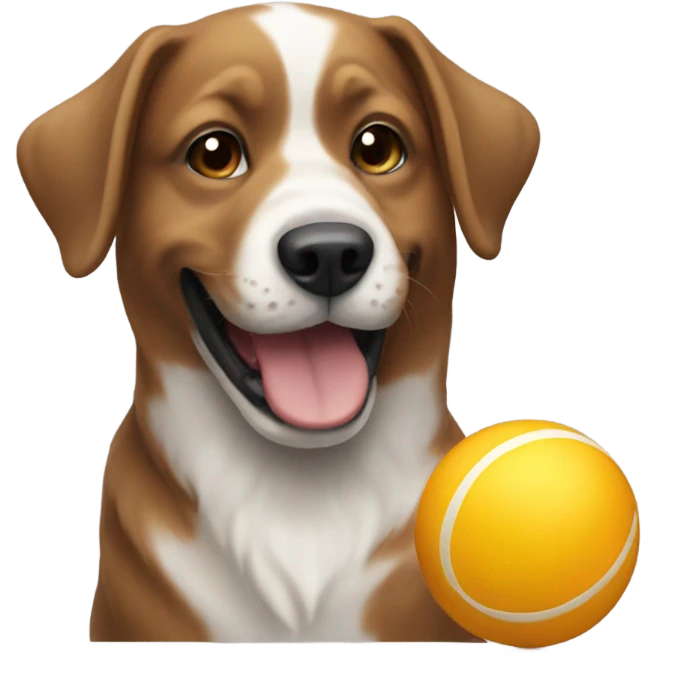 Ball dog emoji
