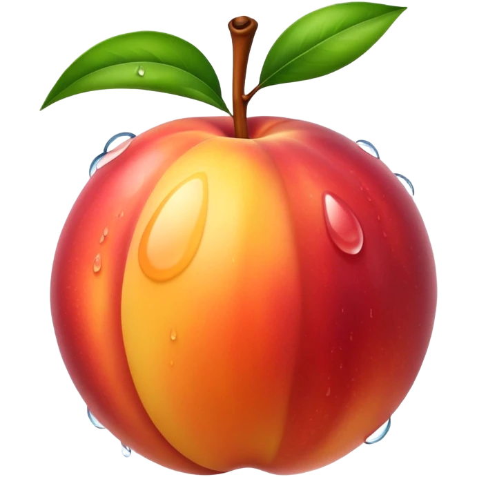 Nectarine dew emoji