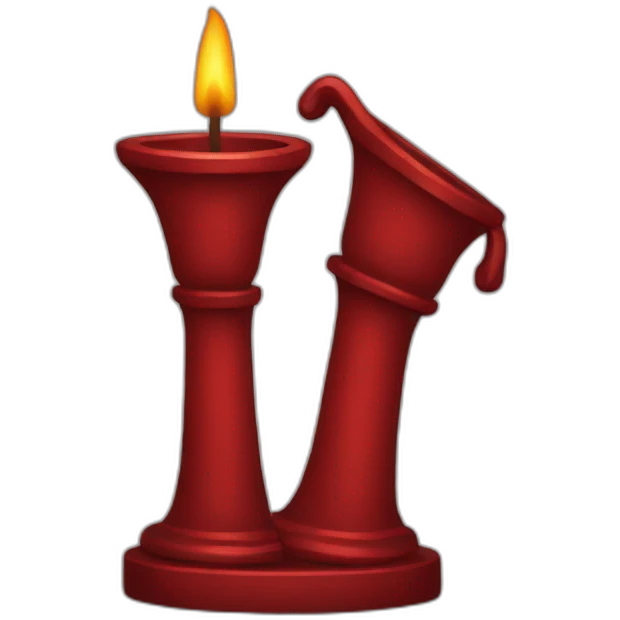 trading red candlestick emoji
