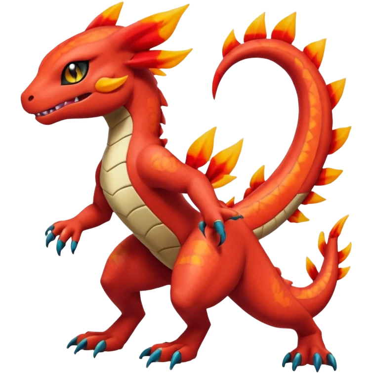 Meloetta-Guilmon-Charmeleon-Salandit-Pokémon-Fakémon-creature emoji